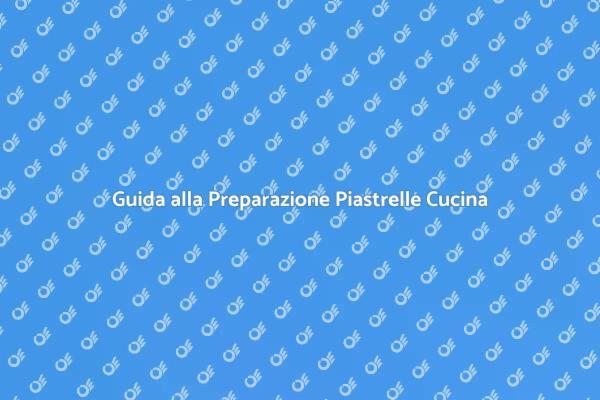 Come Preparare la Base per Piastrelle