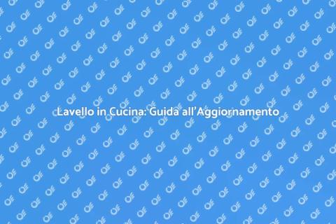 Aggiungere un Lavello alla Cucina