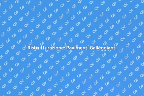 Ristruttura con Pavimenti Galleggianti