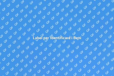 Identificazione Beni con Label