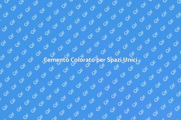 Rivoluziona il Tuo Spazio con Cemento