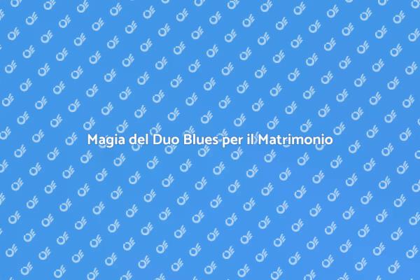 Emozioni Musicali: Duo Blues per Matrimonio