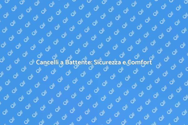 Rivoluziona il Tuo Ingresso con l'Automazione