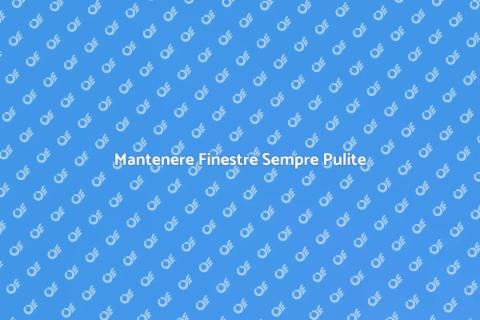 Pulizia Periodica delle Finestre