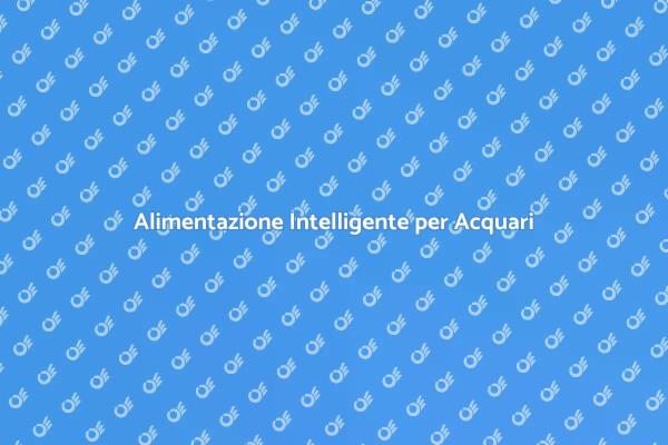 Innovazione nell'Alimentazione degli Acquari