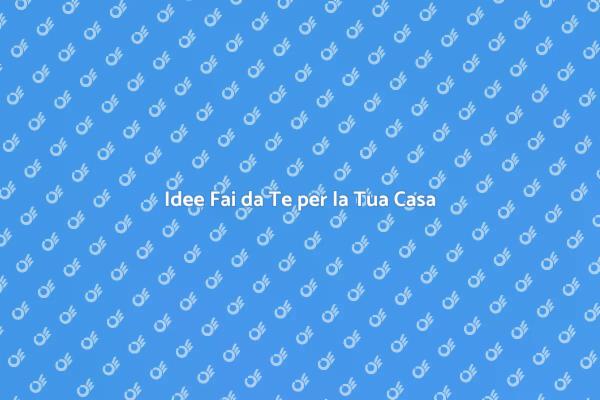 Sblocca la Tua Creatività Fai da Te