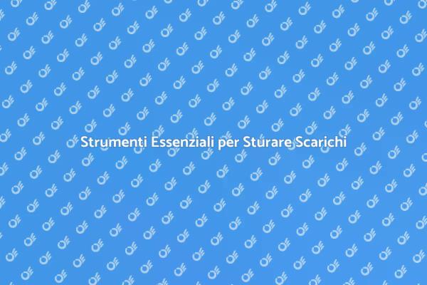 Come Sturare Scarichi Efficacemente