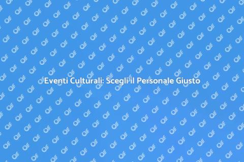 Personale per Eventi Culturali