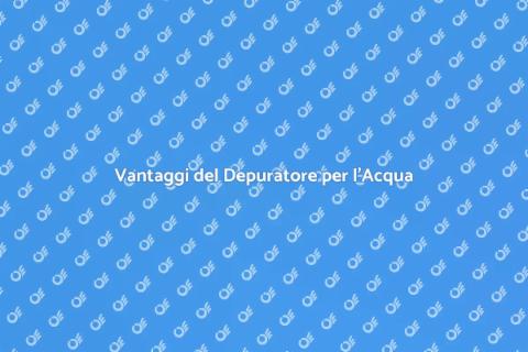 Installare un Depuratore per l'Acqua