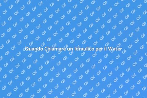 Chiamare un Idraulico per lo Scolo
