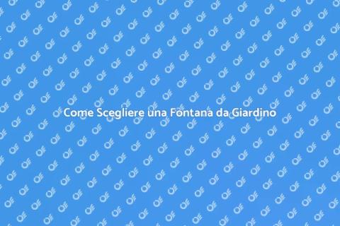 Fontana da Giardino: Guida all'Installazione