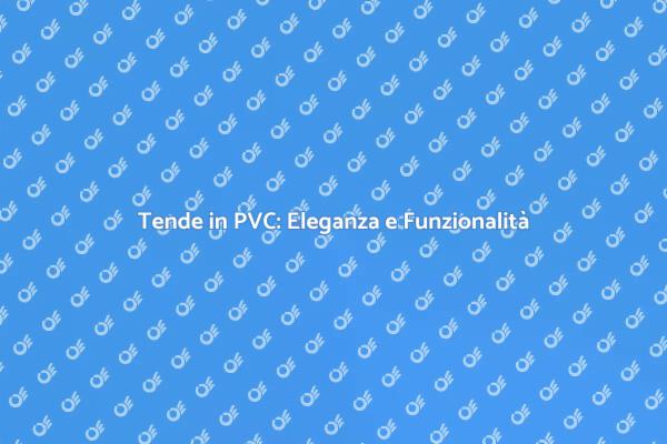 Tende a Pannello: Stile e Versatilità
