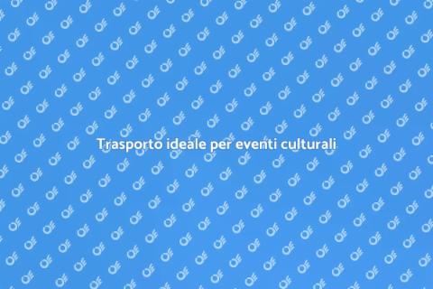 Affittare un bus per eventi culturali