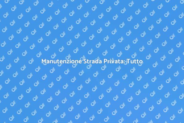Riparazioni Stradali: Ecco Come Fare