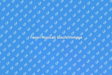 Collezione Vintage di Dischi