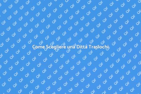 Ditta Traslochi per Traslochi Internazionali