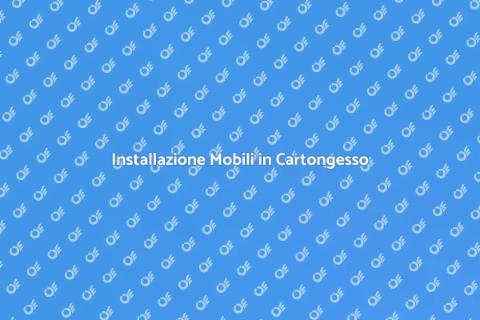 Mobili in Cartongesso: Eleganza e Funzionalità