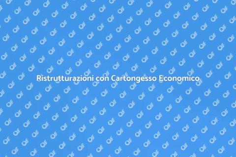 Abbassamento in Cartongesso Economico