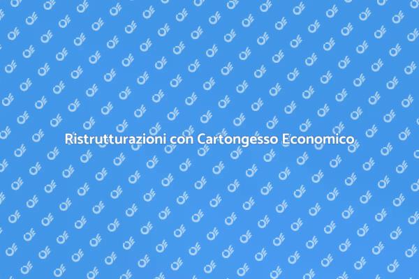 Cartongesso Economico: Ristruttura con Stile