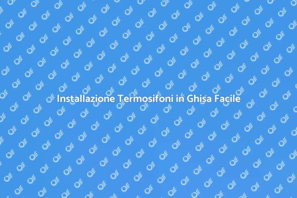 Calore e Stile: Termosifoni in Ghisa