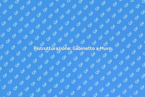Gabinetto con Cassetta a Muro