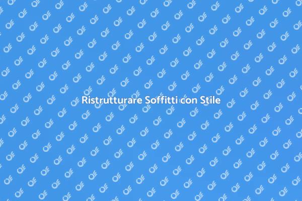 Rinnovare il Soffitto: Idee e Suggerimenti