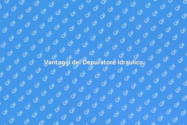 Perché Scegliere un Depuratore Idraulico?