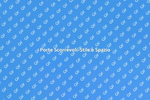 Porte Scorrevoli per Interni