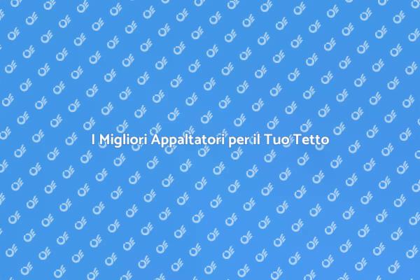 Scegli Professionisti per il Tuo Tetto