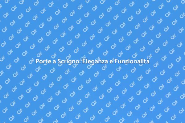 Porte a Scrigno: Ottimizza il Tuo Spazio