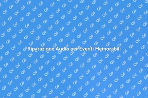 Riparare Impianto Audio per Eventi Live