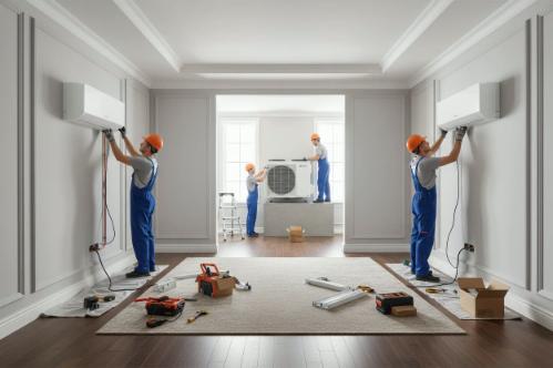 installare un condizionatore doppio split