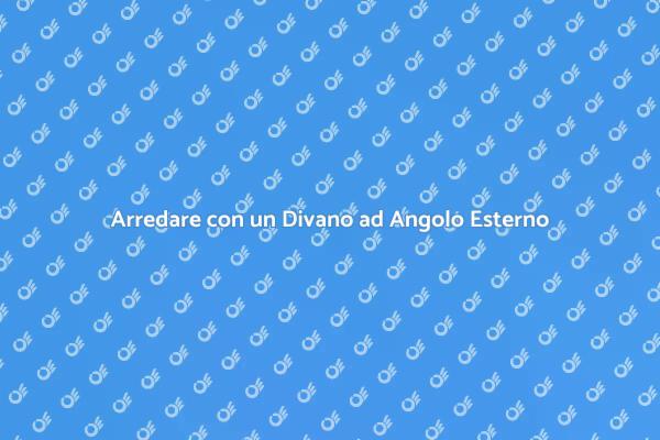 Divano Angolare: Eleganza per Esterni