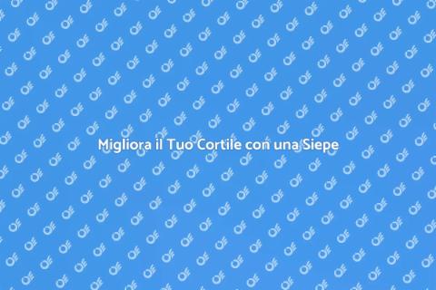 Siepe Artificiale per il Tuo Cortile