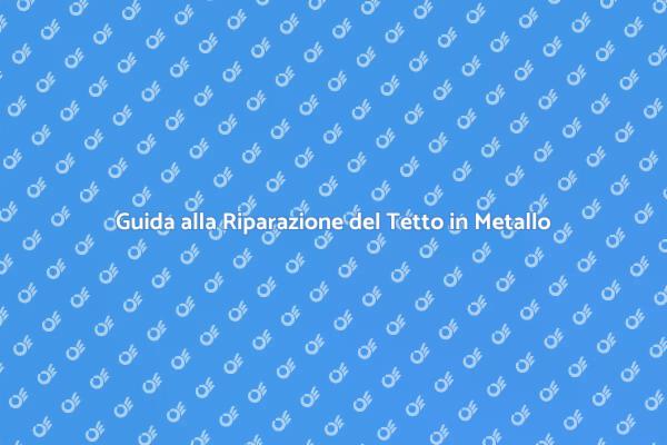 Riparazione Efficace di Tetti in Metallo