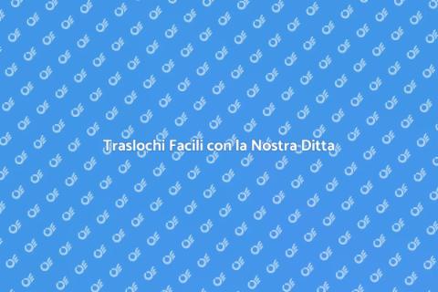 Ditta di Trasporti: Servizi Professionali