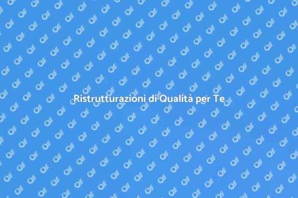 Trasforma i Tuoi Spazi con Ristrutturazioni