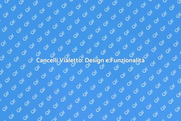 Cancelli Vialetto: Sicurezza e Design