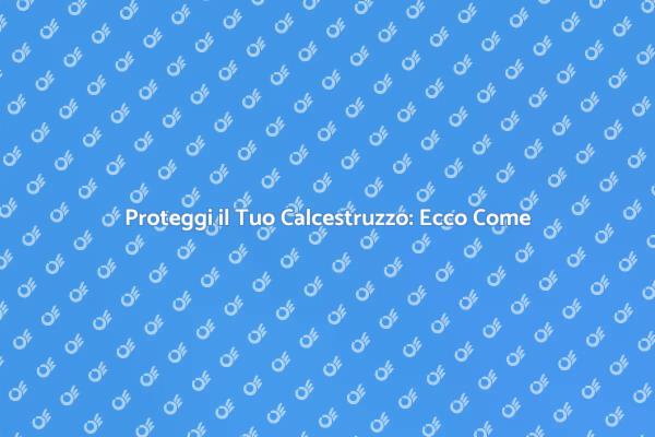 Come Sigillare il Calcestruzzo in Pochi Passi