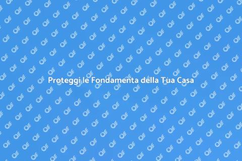 Impermeabilizzazione Fondamenta Casa