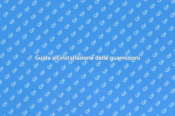 Come installare le guarnizioni di tenuta