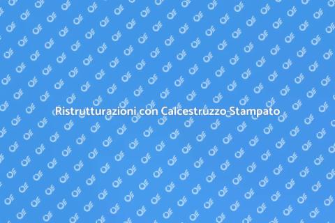 Calcestruzzo Stampato per Esterni