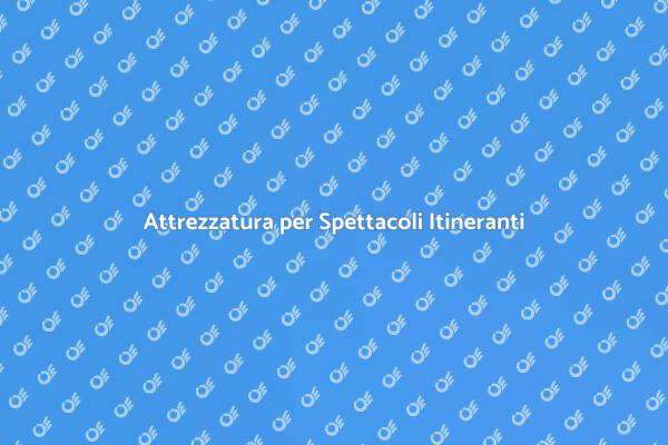Attrezzatura per Eventi Indimenticabili