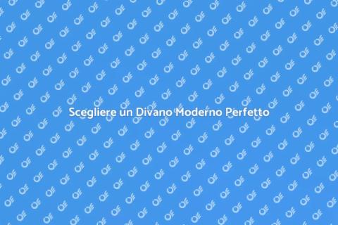 Divano Moderno: Design e Comfort