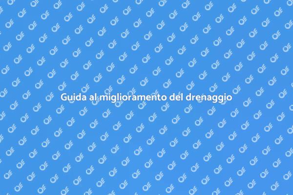 Drenaggio: proteggi la tua casa