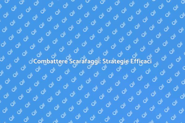 Prevenire Scarafaggi nei Tuoi Locali