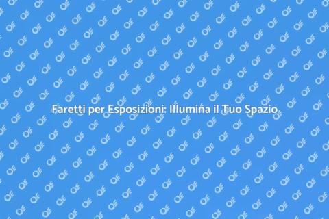 Controsoffitto con Faretti per Esposizioni