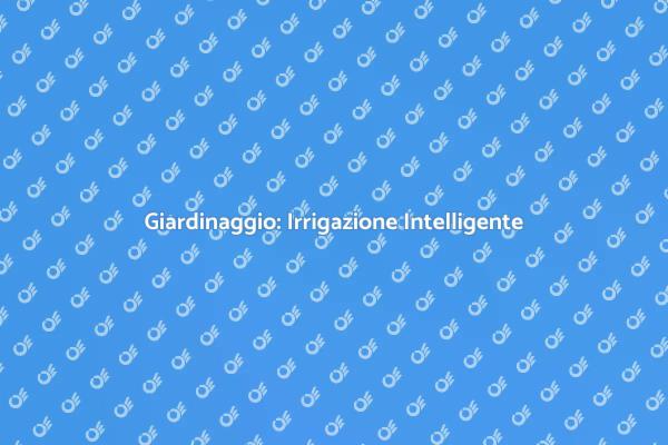 Irrigazione Sostenibile per il Giardino