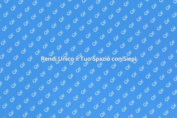 Siepe Artificiale: Stile e Privacy