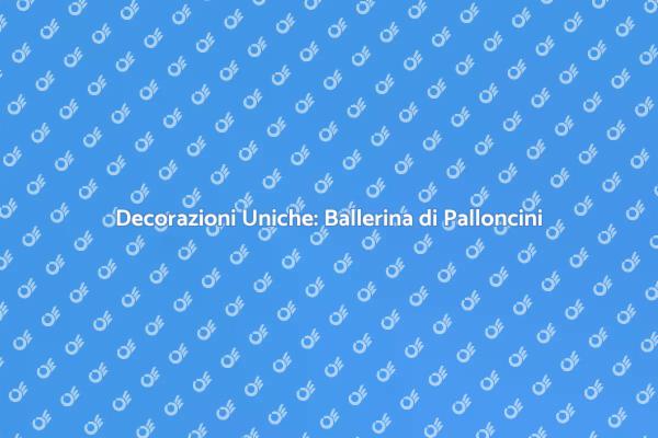 Magia con una Ballerina di Palloncini